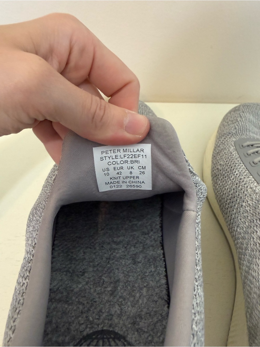 Peter Millar Women’s Crown Sport Hyperlight Apollo Sneaker Shoes Gray Size 10 - Picture 7 of 8